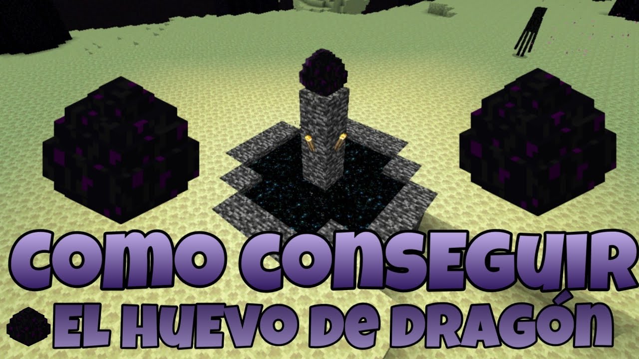 ASÍ se CONSIGUE el DRAGON EGG/ HUEVO de DRAGÓN | Tutorial de MINECRAFT