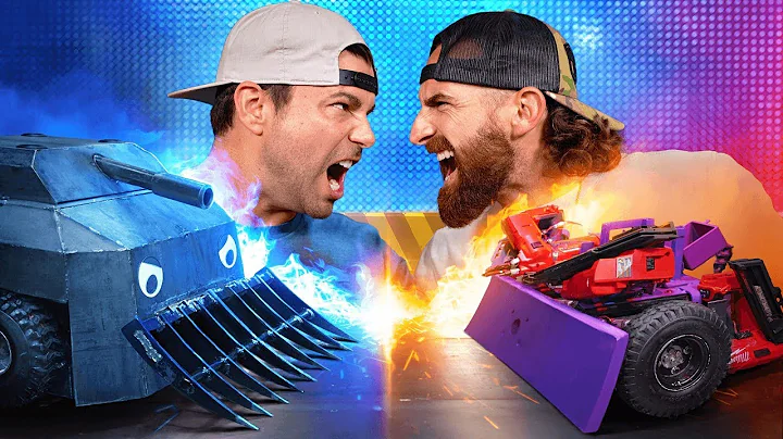 Mark rober vs dude perfect- ultimate robot battle(Hindi)