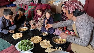 Daily routine of twins in cave : Cooking delicious broth