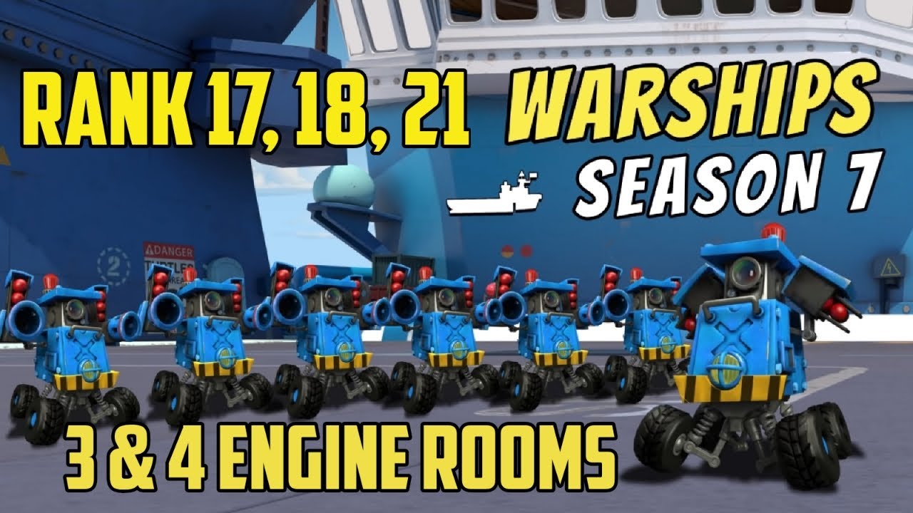 Boom Beach Warships Season 7 3 and 4 Engine Rooms