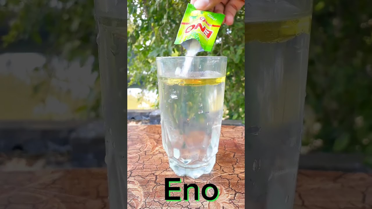 Eno + Oil + Water Reaction at home