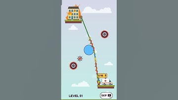 Rope puzzle// Level 51 // #shorts #viralvideo