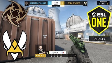 EPIC ACES!! | Vitality Vs NIP | ESL ONE : Road To Rio Best Moments