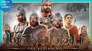First Time Watching *Bahubali The Beginning* MASTERPIECE REACTION Part 1/2