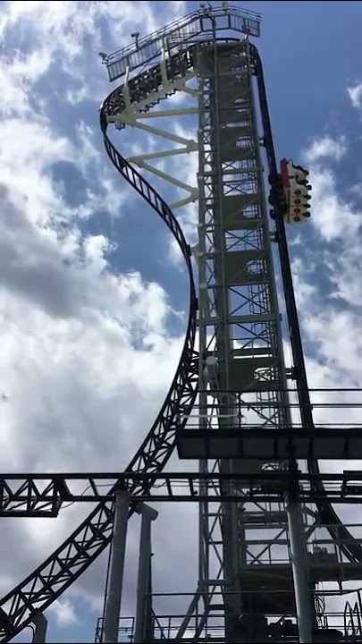 The steepest roller coaster (Takabisha 121)