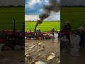 A Tractor Plows Through a Flooded Rice Paddy | Farming at Its Toughest #agriculturelife #farming