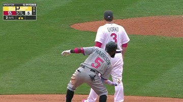 PIT@STL: Harrison plates Marte with a single to left