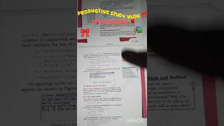 productive study vlog 🎀 as cbse 12th grader #class12th