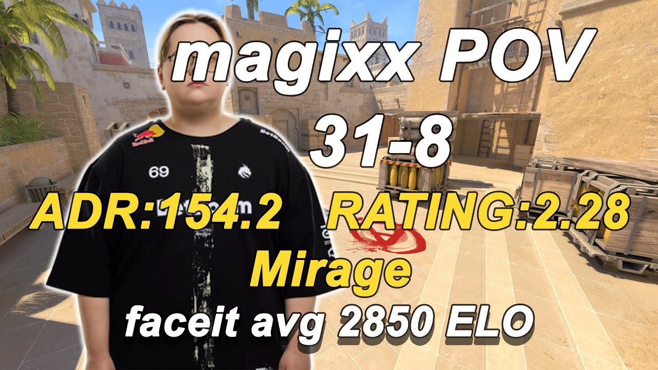 magixx(24-9)3-stack (Mirage) Voice Comms|FACEIT avg 2850 ELO|CS2POV/DEMO|Dec 18, 2025
