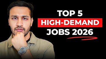 5 High Demand Jobs in India 2026 | How can you APPLY?