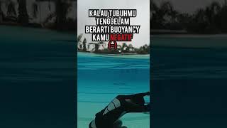 Buoyancy Check.. yuk tes daya apung kamu. #tutorial #buoyancy #swim #snorkeling