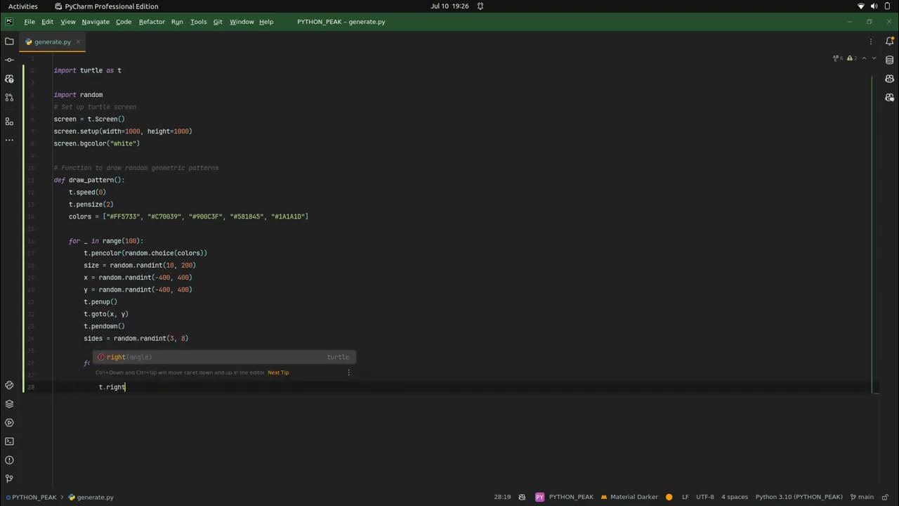 How to create complex geometric #patterns in python? generating random ...