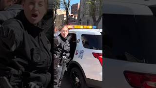 Officer "Karen" Demands I Step Back From Sidewalk #shorts #1stamendmentaudit #karen #police #denver