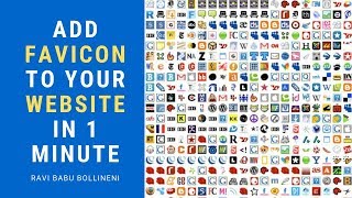 How to Add Favicon to Website in 1 minute | Add A Favicon to a Website in HTML