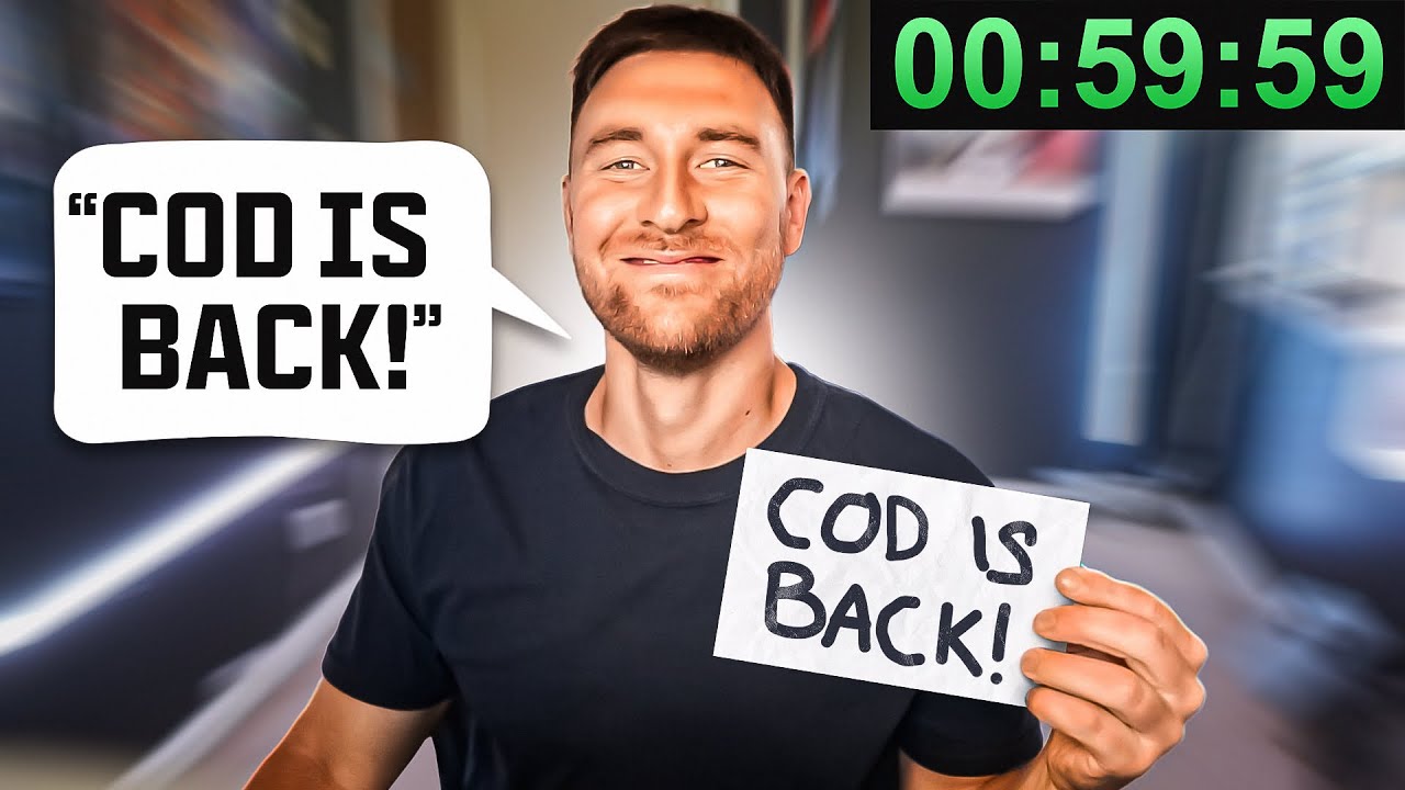 Saying Call of Duty is Back For 1 Hour Straight For Charity - YouTube