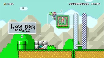 a koppa story 2-C (comments on) by ☆WëXxÝ☆ - Miiverse - SUPER MARIO MAKER - NO COMMENTARY 1bh