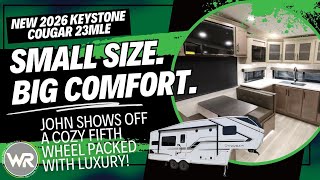 Compact Luxury Tour | 2026 Keystone Cougar 23MLE Walkthrough with John Swails
