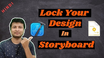 Lock UI elements in Storyboard | Storyboard Tips in Hindi | Xcode | iOS