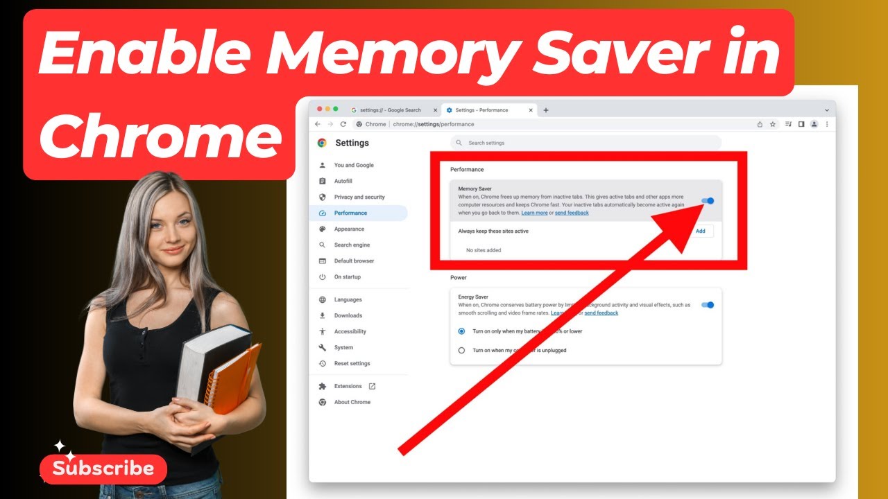How to Enable Memory Saver in Google Chrome YouTube