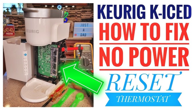 Keurig Iced coffee maker disassembled cooling coil