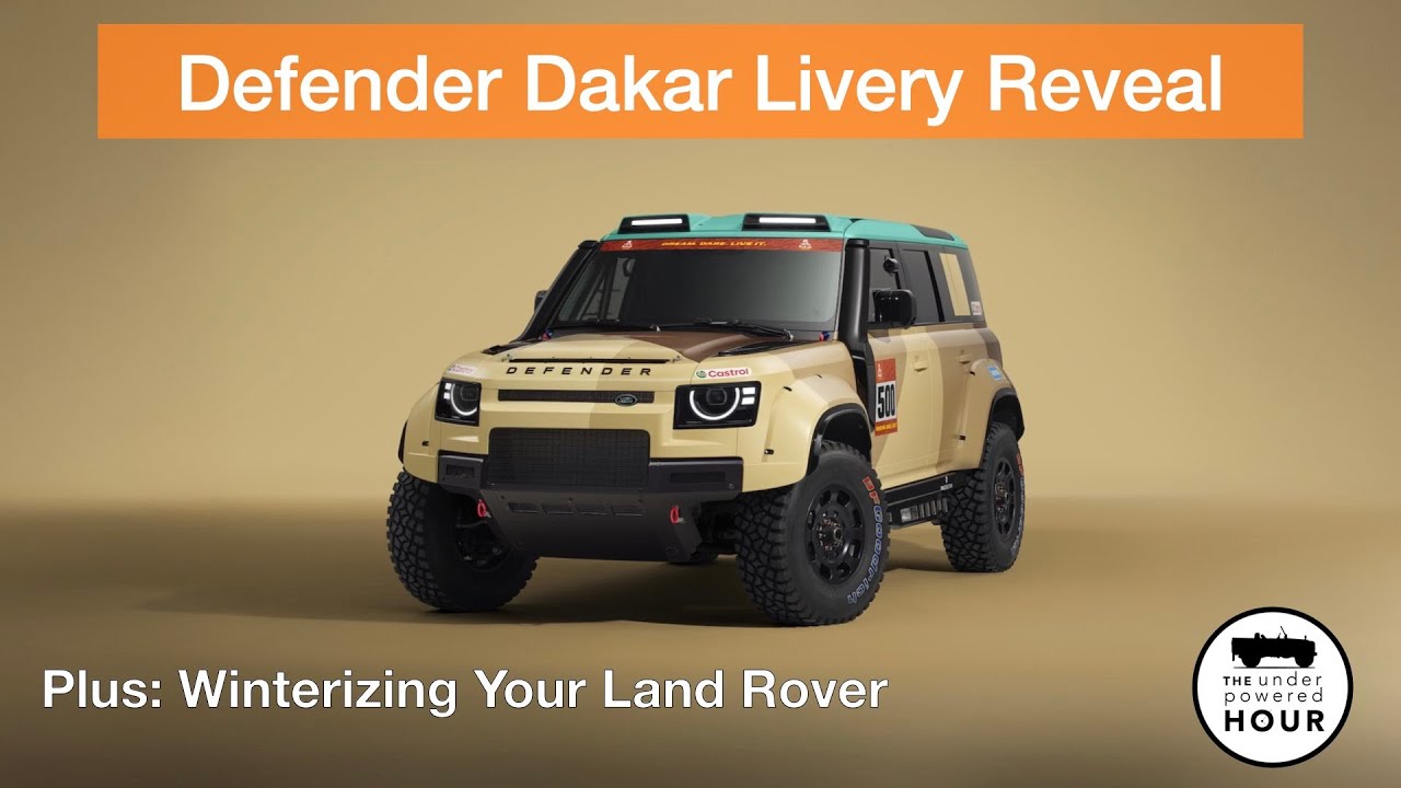 Подготовка вашего Land Rover + Defender к зиме: представляем вашему вниманию ливрею Dakar