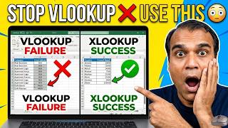 Stop Using VLOOKUP in Excel ❌ Use This Faster Formula Instead (XLOOKUP Magic) Profile