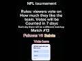Match 13 #nfl #superbowl #football #americanfootballteams #sports #nflplayers