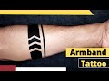 How to make armband tattoo  arrow armband tattoo design for men  how to armband tattoo  shorts