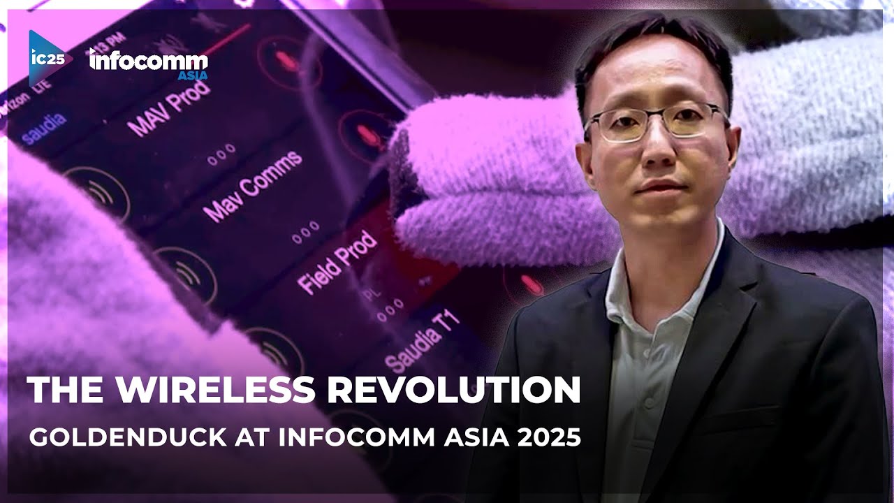 The Wireless Revolution | Goldenduck at InfoComm Asia 2025 - YouTube