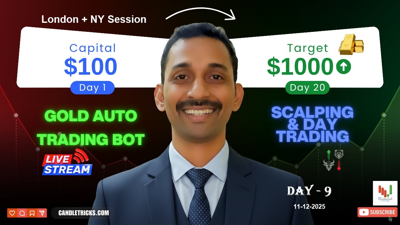 XAUUSD LIVE ⚡ London to NY Gold Flow | 11-12-2025