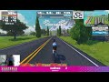 Zwift TT w/ Amon on Spiral into Volcano wk42