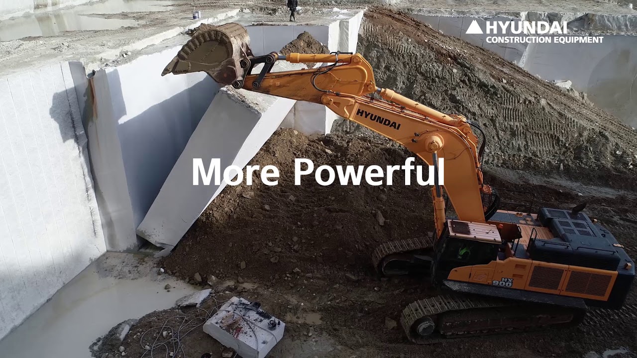 Hyundai CE's Second Largest Machine - HX900 L