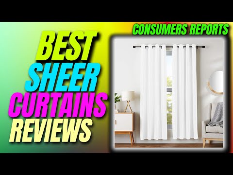 ✅Top 5 Best Sheer Curtains | Best white sheer curtains | Best sheer curtains for bedroom