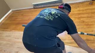 Quick Hardwood Floor Makeover | Carpet Removal to Beautiful Finish