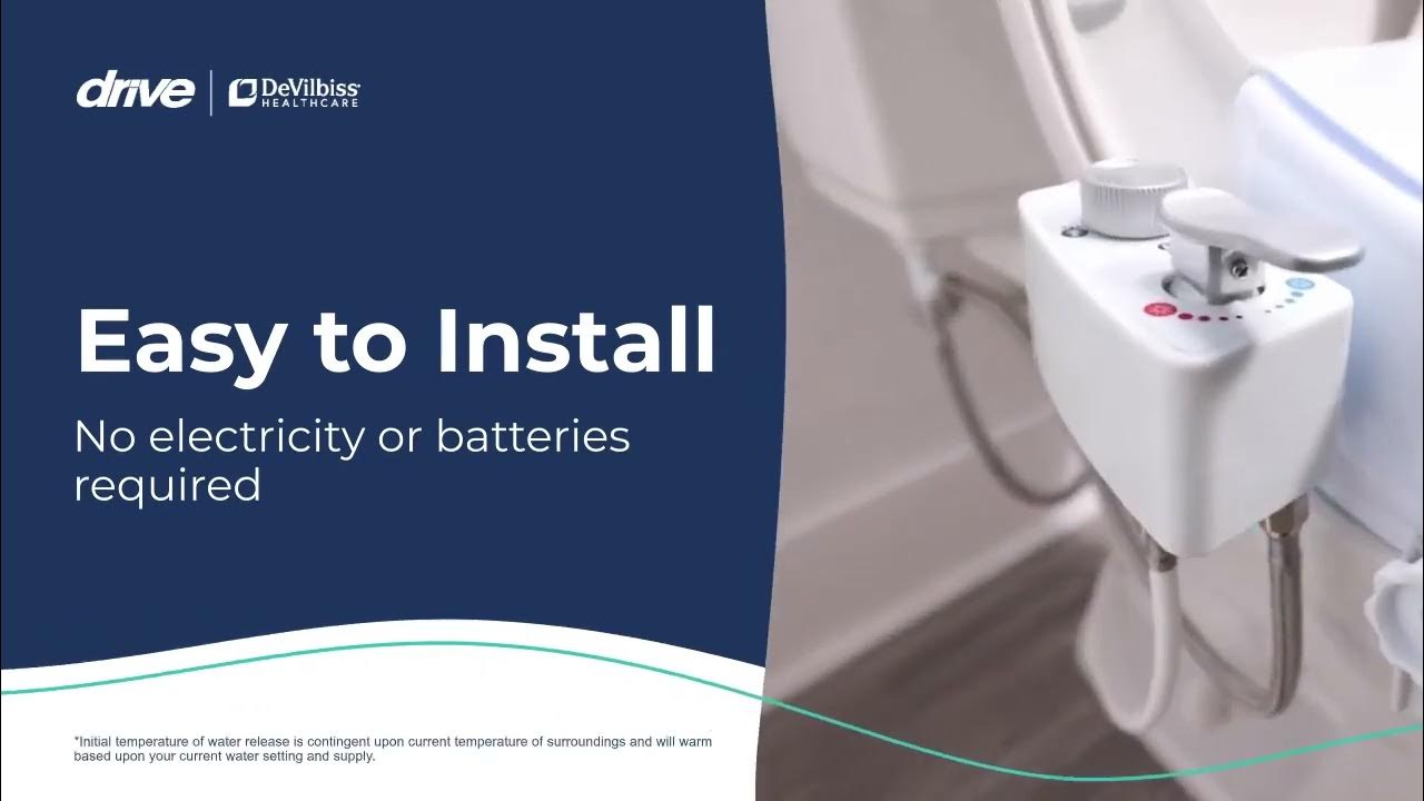 Raised Toilet Seat With Bidet by Drive Medical YouTube