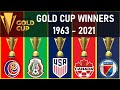Concacaf gold cup  all winners 1963  2021