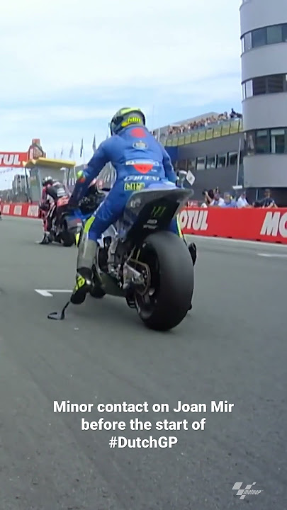 Someone couldn’t wait to start the race 😅 #MotoGP #SeasonRecap #motorsports #superbike