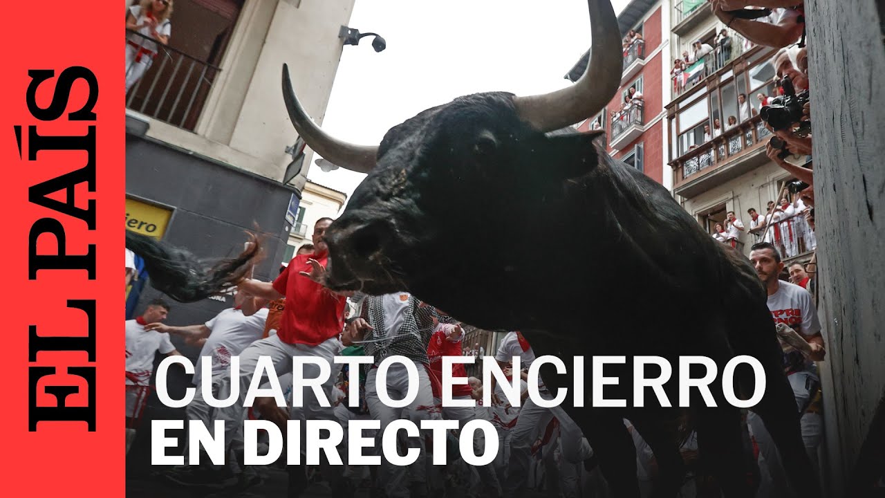 DIRECTO SAN FERMÍN 2025 | Así fue el cuarto encierro con Victoriano del Río, por la Ser | EL PAÍS
