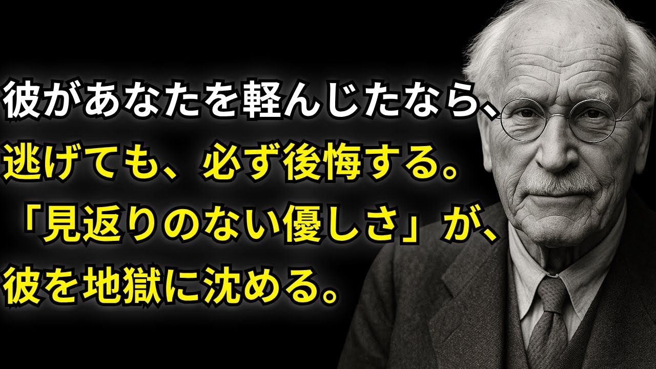 【禁断の真実】「あなたを軽んじた男」が必ず後悔する“8つの鍵”｜カール・ユング心理学