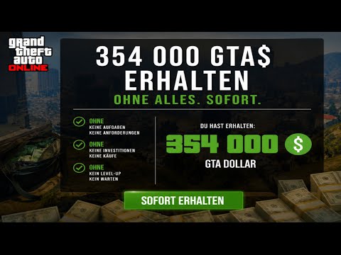 SOFORT OHNE ALLES LECKER SOLO +$354.000 DOLLAR IN GTA 5 ONLINE SOFORT