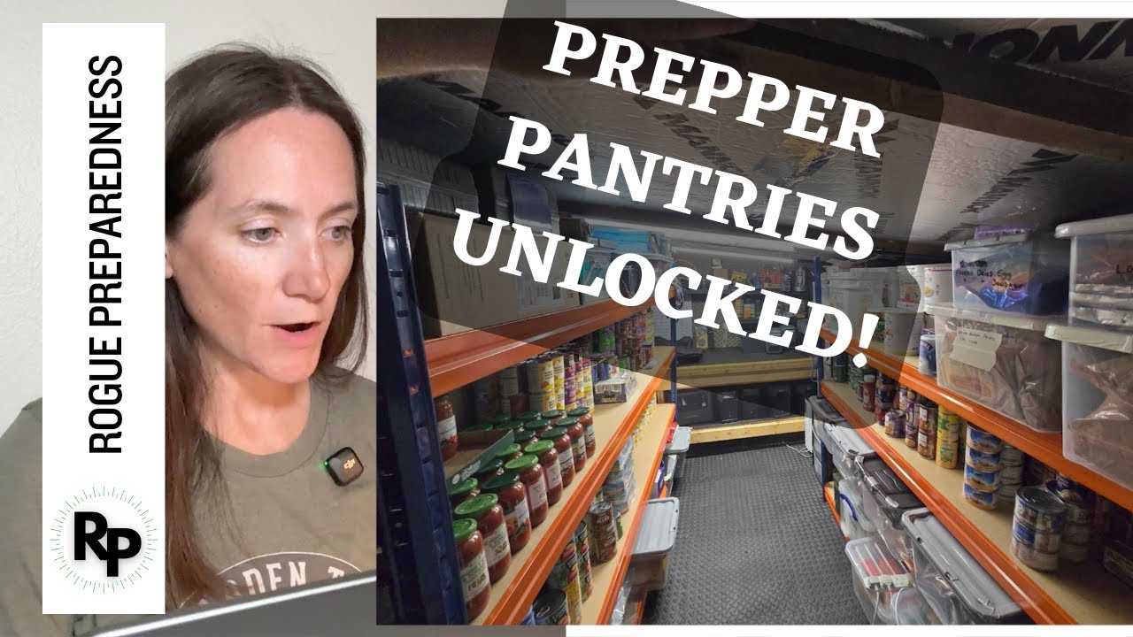 How Preppers Actually Stock Their Pantries for Doomsday Scenarios - YouTube