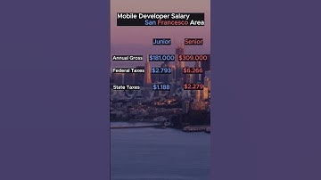 2024 Mobile Developer Salary in San Francesco Area USA  #salary #taxes #sanfrancisco #software #ai