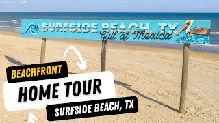 SOLD | Beachfront Home Tour in Surfside Beach, Texas