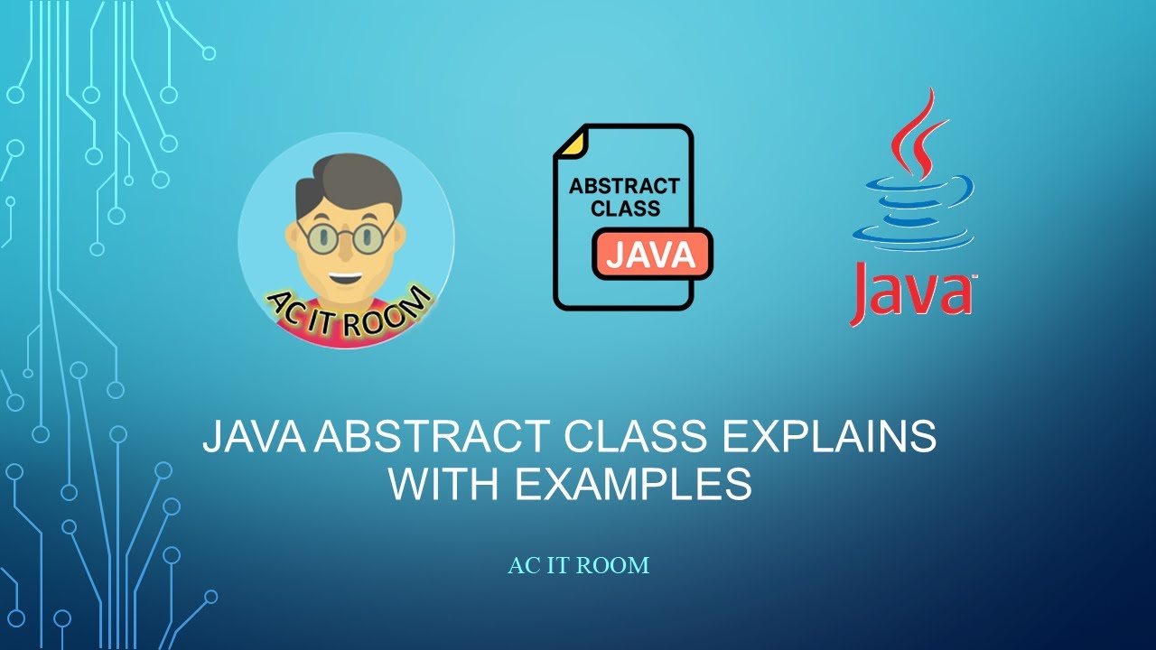 abstract class in java with example program