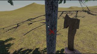 Harvesting System Update #1 (Rust-Style Weak Spots, Axe Animations &amp; UI)