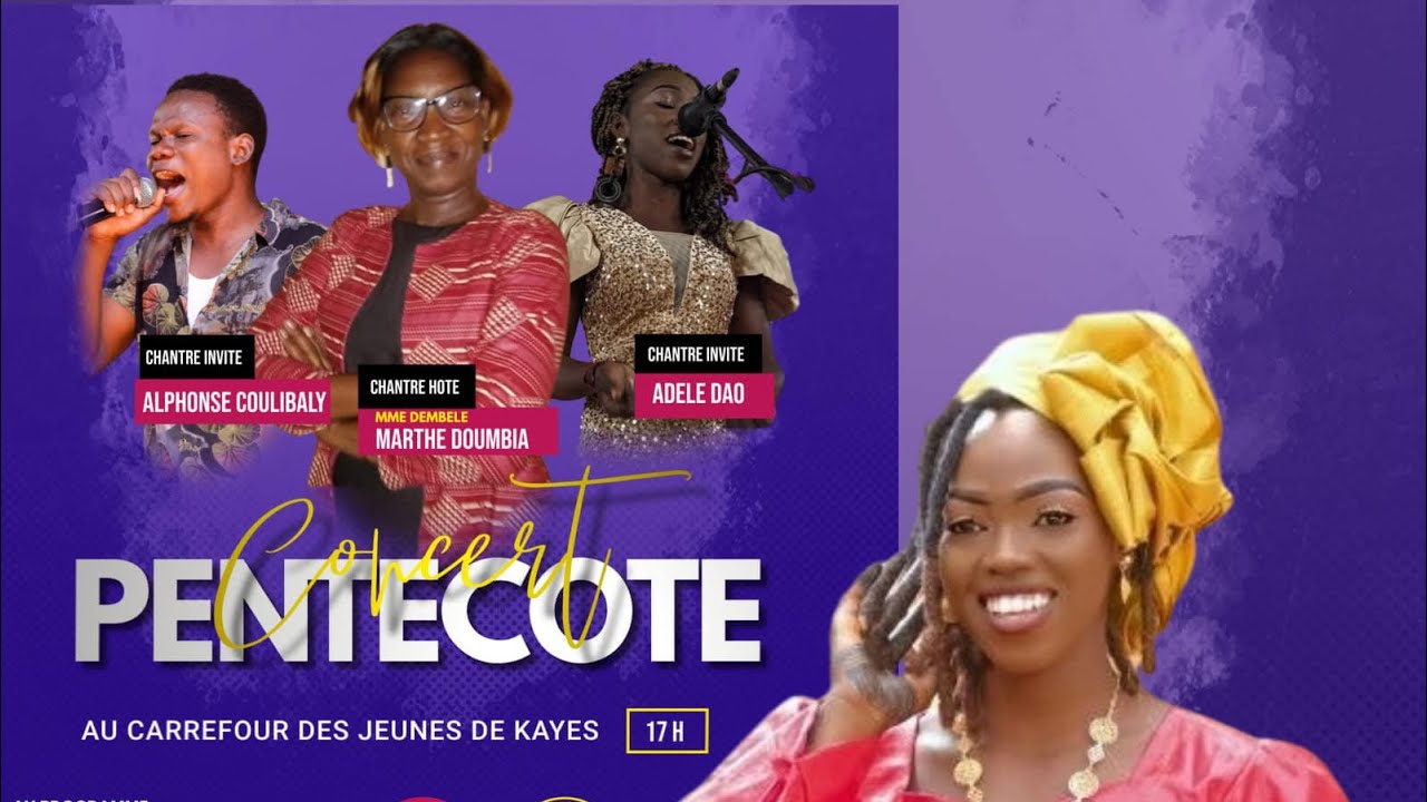 Alphonse COULIBALY ft. Mme Doumbia Marthe & Adele DAO - Prest. Concert Pentecôte Kayes (Live 2023)
