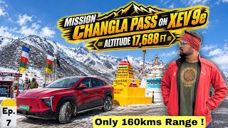 Ep. 7 | BIGGEST RISK ON EV - CHANGLA PASS TESTED LIMITS | Black Ice & 160kms Range In Ladakh !