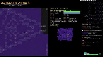 Dungeon Crawl Stone Soup 0.22-a - Gnoll Wizard of Kikubaaqudgha - Part 7