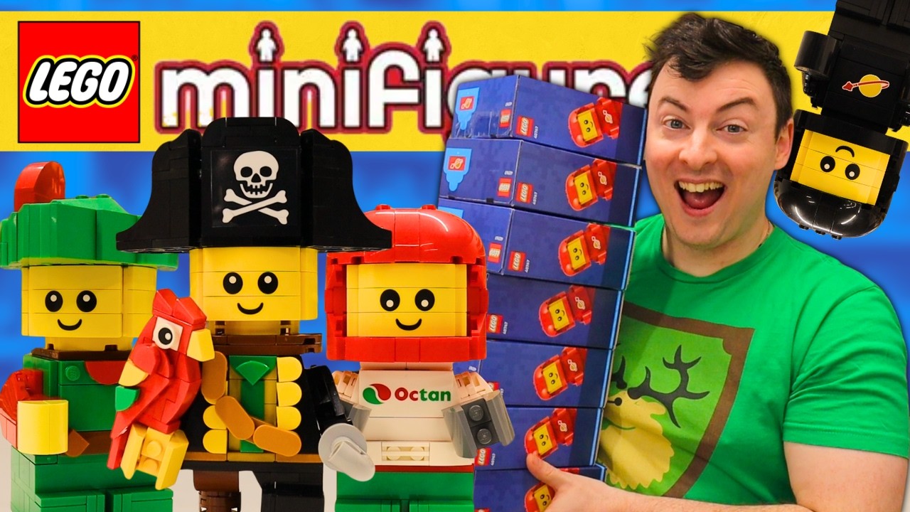 Увеличенные минифигурки младенцев из серии LEGO Classic! (Космос, замок, пираты и многое другое!)