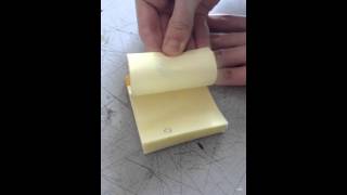 Flip book-bouncing ball